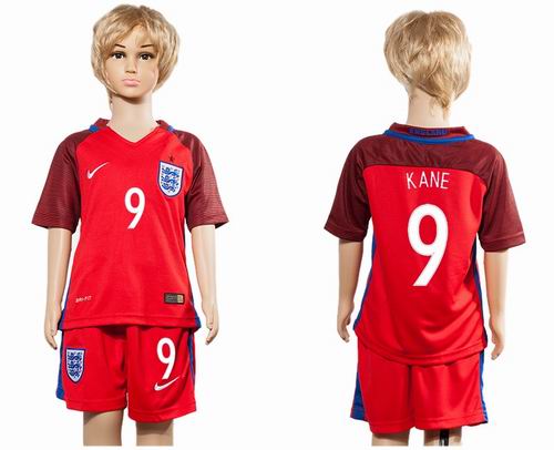 Youth 2016 European Cup series England away #9 kane Soccer Jerseys