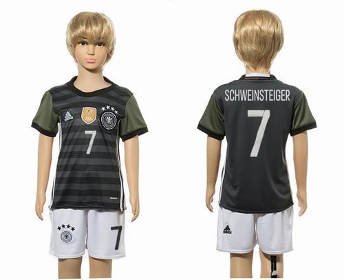 Youth 2016 European Cup series Germany away #7 Schweinsteiger soccer jerseys