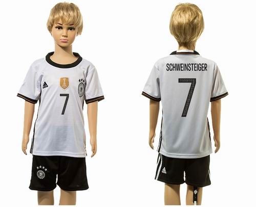 Youth 2016 European Cup series Germany home #7 Schweinsteiger soccer jerseys