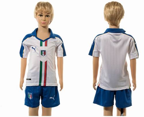 Youth 2016 European Cup series Italy Away blank Soccer Jerseys