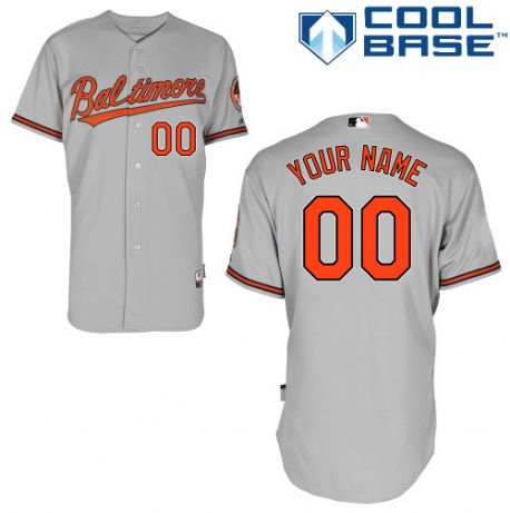 Youth's Baltimore Orioles Gray Customized Jersey
