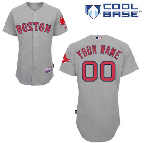 Youth's Boston Red Sox Gray Customized Jersey