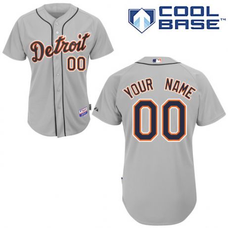 Youth's Detroit Tigers Gray Customized Jersey