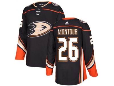 Youth Adidas Anaheim Ducks #26 Brandon Montour Black Home Jersey