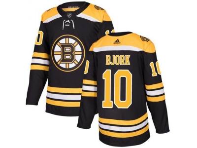 Youth Adidas Boston Bruins #10 Anders Bjork Black Home Jersey