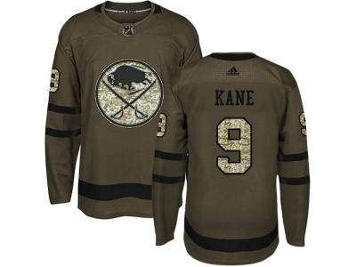 Youth Adidas Buffalo Sabres #9 Evander Kane Green Salute to Service NHL Jersey