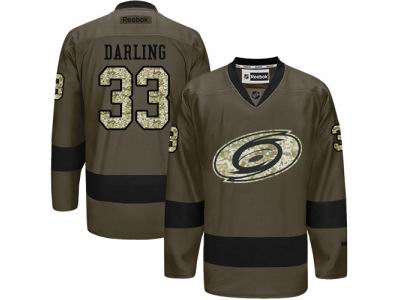 Youth Adidas Carolina Hurricanes #33 Scott Darling Green Salute to Service NHL Jersey