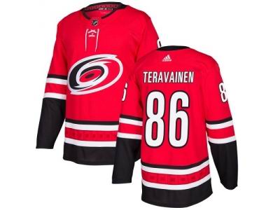 Youth Adidas Carolina Hurricanes #86 Teuvo Teravainen Red Home Jersey