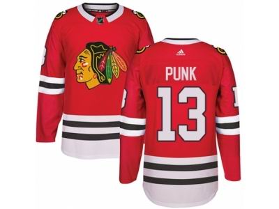 Youth Adidas Chicago Blackhawks #13 CM Punk Authentic Red Home NHL Jersey