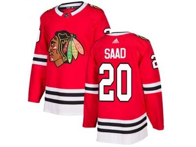 Youth Adidas Chicago Blackhawks #20 Brandon Saad Red Home Jersey