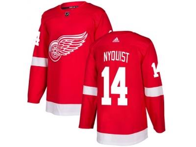 Youth Adidas Detroit Red Wings #14 Gustav Nyquist Red Home Jersey