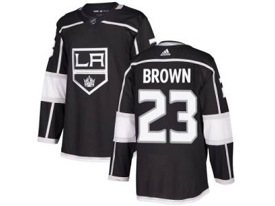 Youth Adidas Los Angeles Kings #23 Dustin Brown Black Home Jersey