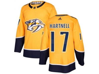 Youth Adidas Nashville Predators #17 Scott Hartnell Yellow Home NHL Jersey