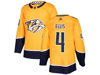 Youth Adidas Nashville Predators #4 Ryan Ellis Yellow Home NHL Jersey