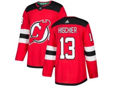Youth Adidas New Jersey Devils #13 Nico Hischier Red Home NHL Jersey