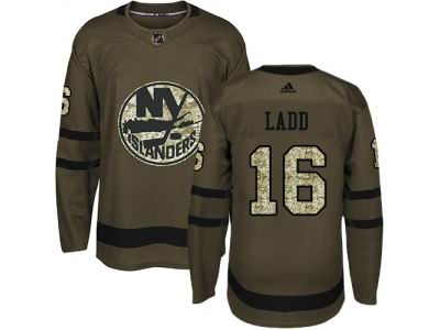 Youth Adidas New York Islanders #16 Andrew Ladd Green Salute to Service NHL Jersey