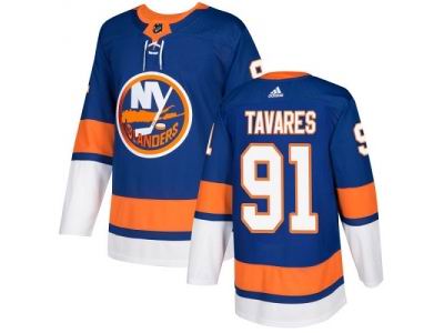 Youth Adidas New York Islanders #91 John Tavares Royal Blue Home NHL Jersey