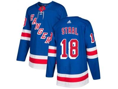 Youth Adidas New York Rangers #18 Marc Staal Royal Blue Home Jersey