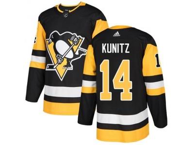 Youth Adidas Pittsburgh Penguins #14 Chris Kunitz Black Home Jersey