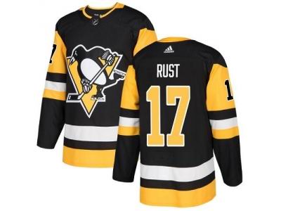 Youth Adidas Pittsburgh Penguins #17 Bryan Rust Black Jersey