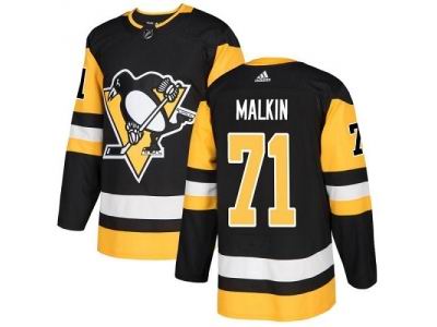 Youth Adidas Pittsburgh Penguins #71 Evgeni Malkin Black Home Jersey
