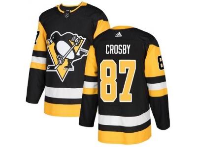 Youth Adidas Pittsburgh Penguins #87 Sidney Crosby Black Home Jersey