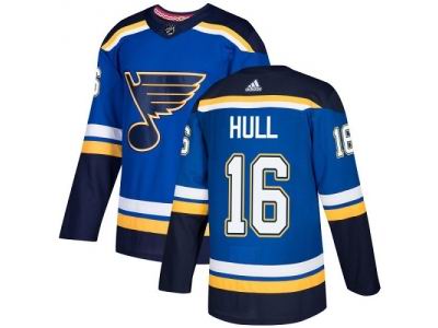 Youth Adidas St. Louis Blues #16 Brett Hull Blue Home Jersey