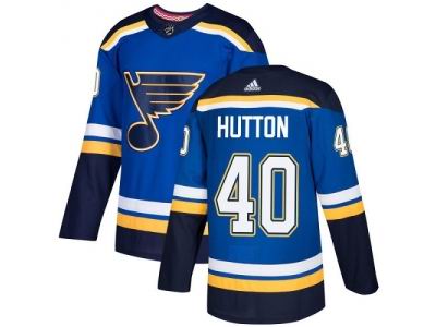 Youth Adidas St. Louis Blues #40 Carter Hutton Blue Home Jersey