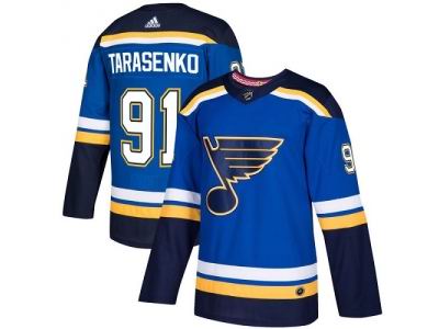 Youth Adidas St. Louis Blues #91 Vladimir Tarasenko Blue Home Authentic Stitched NHL Jersey
