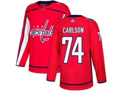 Youth Adidas Washington Capitals #74 John Carlson Red Home Jersey