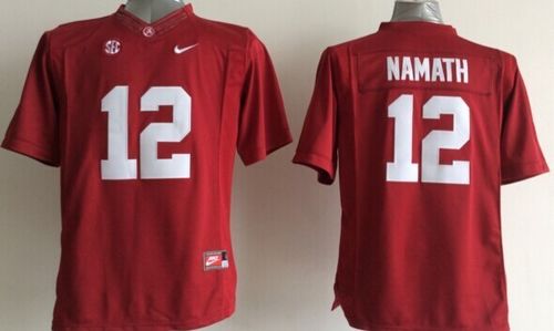Youth Alabama Crimson Tide 12 Joe Namath Red Stitched NCAA Jersey