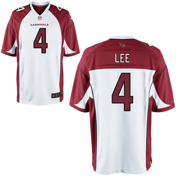 Youth Arizona Cardinals #4 Andy Lee Nike White Vapor Limited Jersey