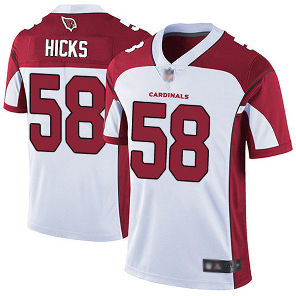 Youth Arizona Cardinals #58 Jordan Hicks Nike White Vapor Limited Jersey