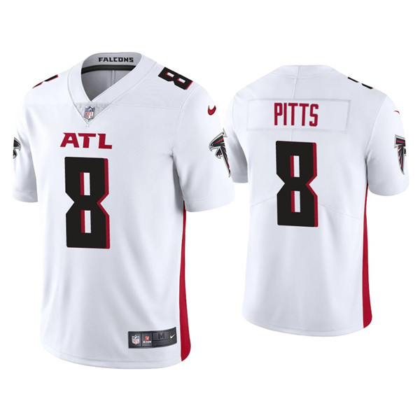 Youth Atlanta Falcons #8 Kyle Pitts White Vapor Untouchable Limited Stitched Jersey