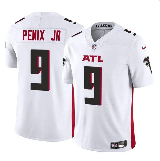 Youth Atlanta Falcons #9 Michael Penix Jr White 2024 Draft F.U.S.E Vapor Untouchable Limited Stitched Football Jersey