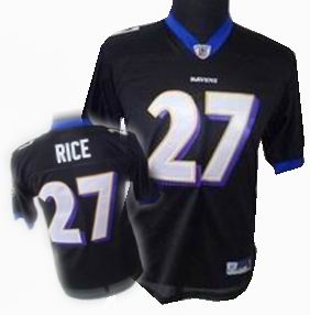 Youth Baltimore Ravens #27 Ray Rice black Jersey
