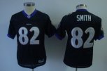 Youth Baltimore Ravens #82 Torrey Smith Black Jerseys