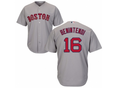 Youth Boston Red Sox #16 Andrew Benintendi Grey Jersey