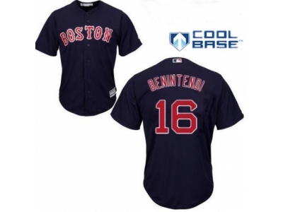 Youth Boston Red Sox #16 Andrew Benintendi Navy Blue Jersey