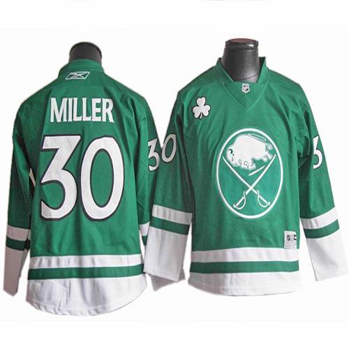 Youth Buffalo Sabres #30 Ryan Miller green jerseys