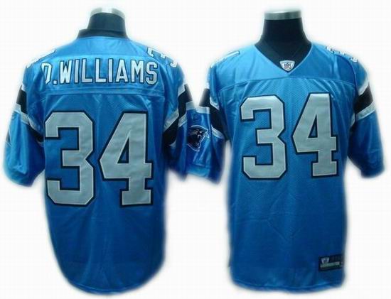 Youth Carolina Panthers #34 DeAngelo Williams Alternate Jerseys LT BLUE