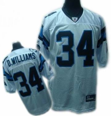 Youth Carolina Panthers #34 DeAngelo Williams jerseys white