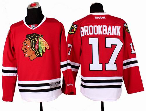 Youth Chicago Blackhawks #17 Sheldon Brookbank red 2014 Stadium Series Hockey NHL Jersey