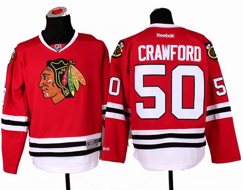 Youth Chicago Blackhawks #50 Corey Crawford red 2014 Stadium Series Hockey NHL Jersey
