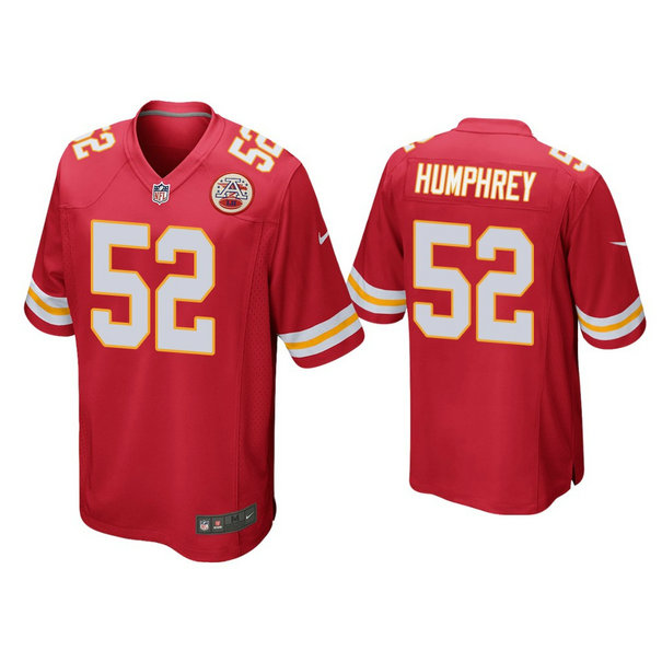 Youth Chiefs #52 Creed Humphrey Red Jersey