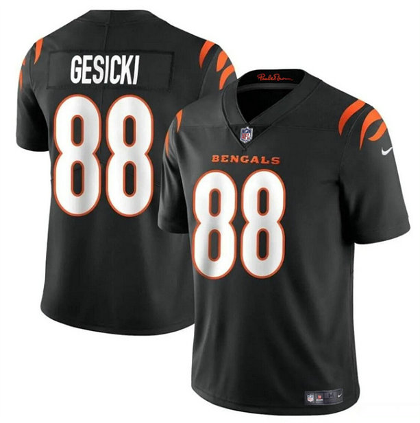 Youth Cincinnati Bengals #88 Mike Gesicki Black Vapor Untouchable Limited Stitched Stitched Jersey