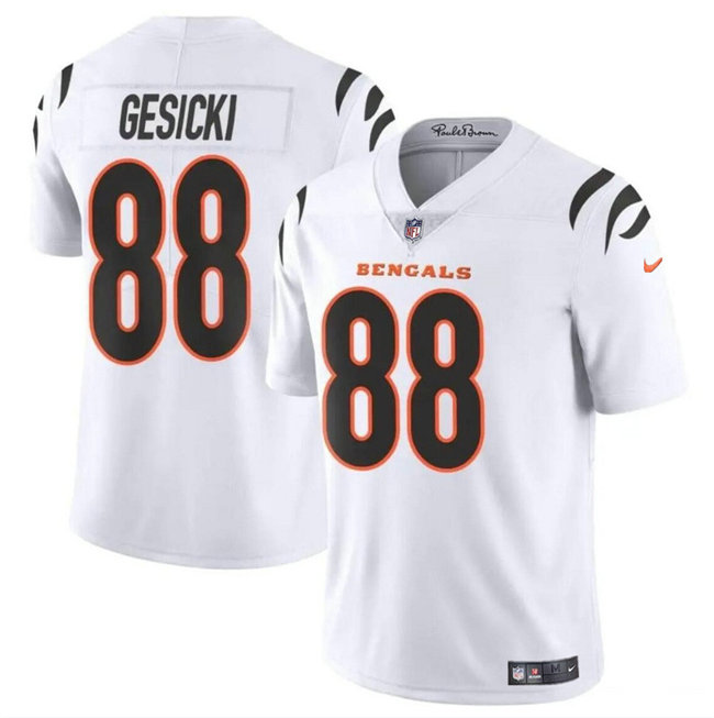 Youth Cincinnati Bengals #88 Mike Gesicki White Vapor Untouchable Limited Stitched Jerseys