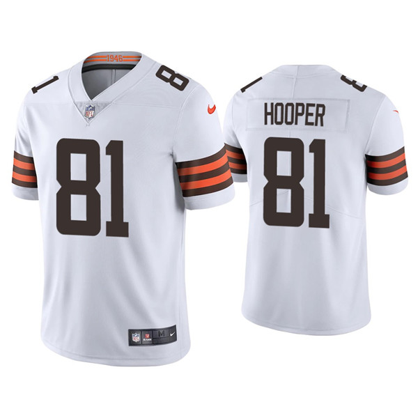 Youth Cleveland Browns #81 Austin Hooper White Vapor Untouchable Limited Stitched Jersey