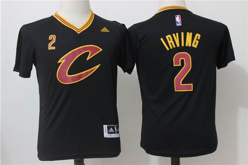 Youth Cleveland Cavaliers 2# Kyrie Irving black jerseys