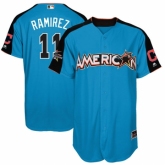 Youth Cleveland Indians #11 Jose Ramirez Blue American League 2017 MLB All-Star MLB Jersey